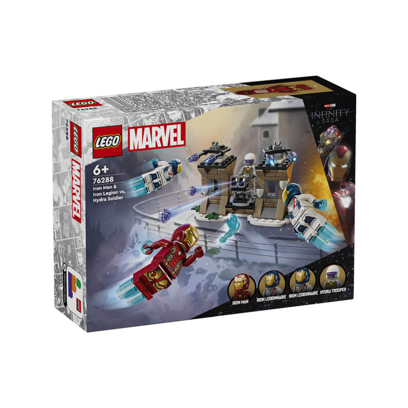 LEGO Super Heroes 76288 Iron Man in Iron Legion proti vojaku Hydre