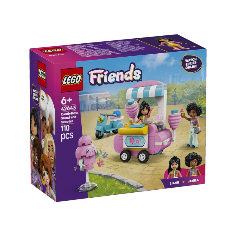 LEGO  Friends 42643 Stojnica s sladkorno peno in skuter