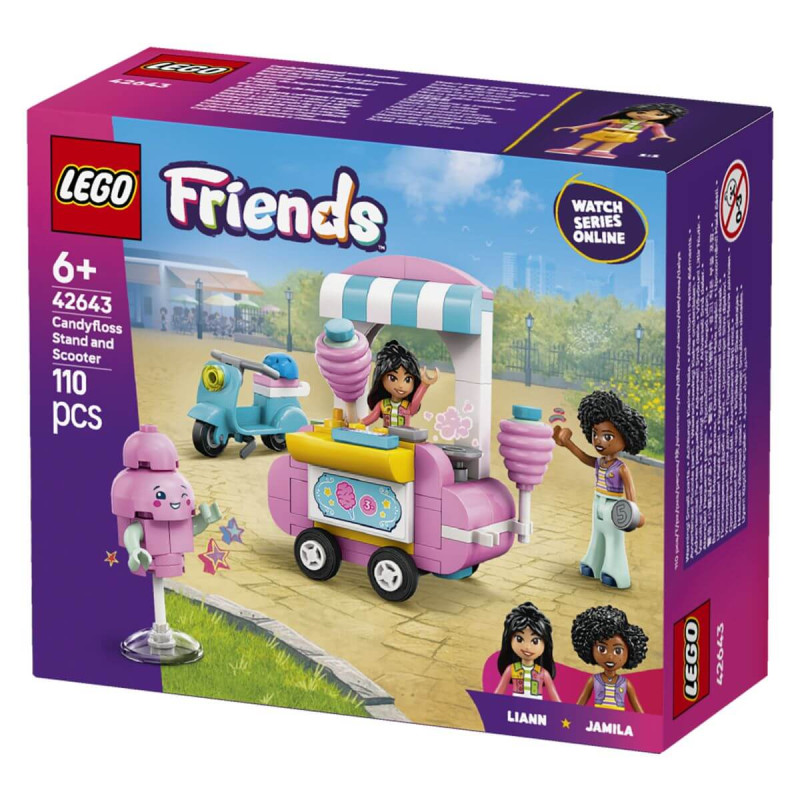 LEGO  Friends 42643 Stojnica s sladkorno peno in skuter