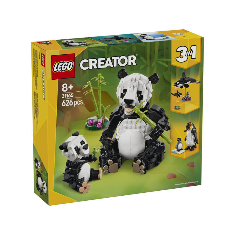 LEGO  Creator 31165 Divje živali  družina pand