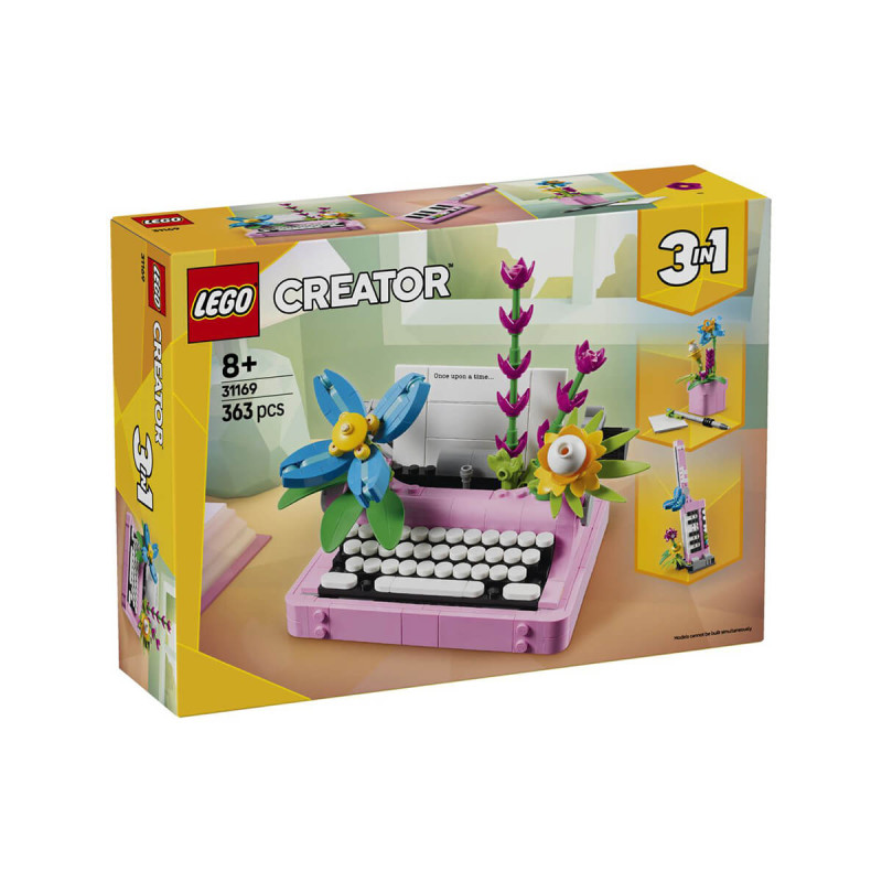 LEGO  Creator 31169 Pisalni stroj s cvetlicami