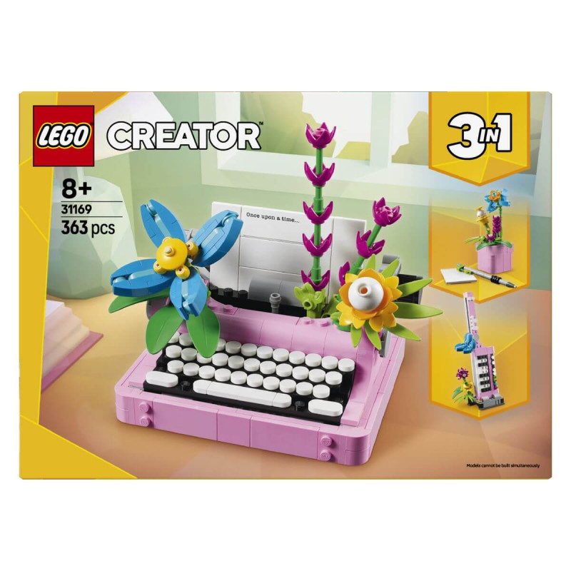 LEGO  Creator 31169 Pisalni stroj s cvetlicami