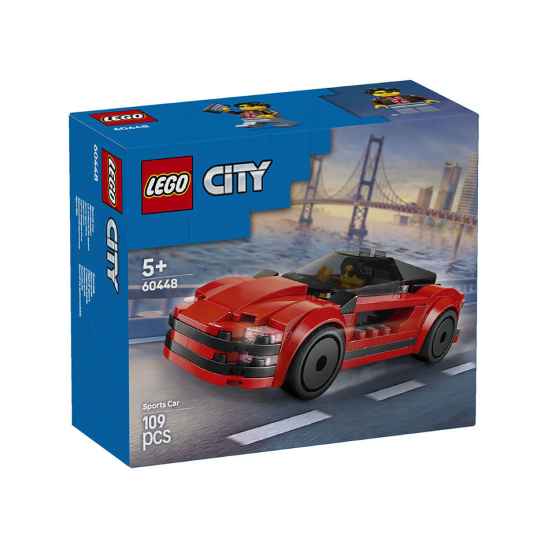 LEGO  City 60448 Rdeči športni avtomobil