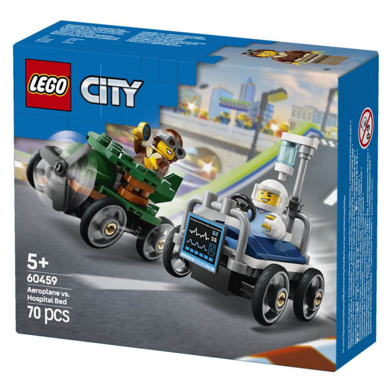 LEGO  City 60459 Paket dirkalnih vozil letalo proti bolniški postelji