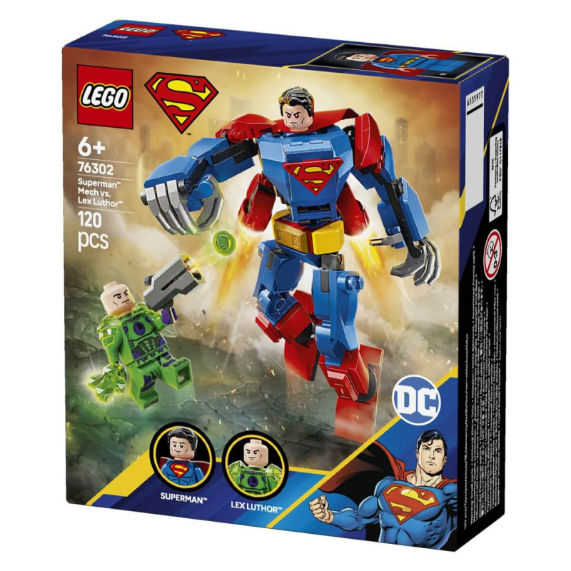LEGO  Super Heroes 76302 Supermanov  robotski oklep proti Lexu Luthorju