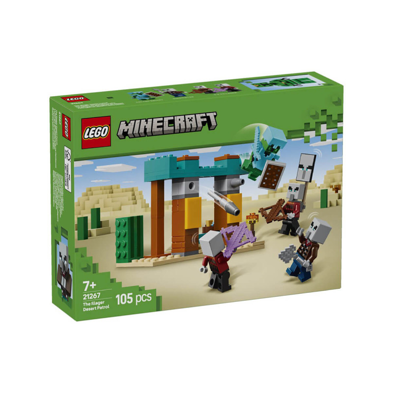 LEGO  Minecraft 21267 Aščanska puščavska patrulja