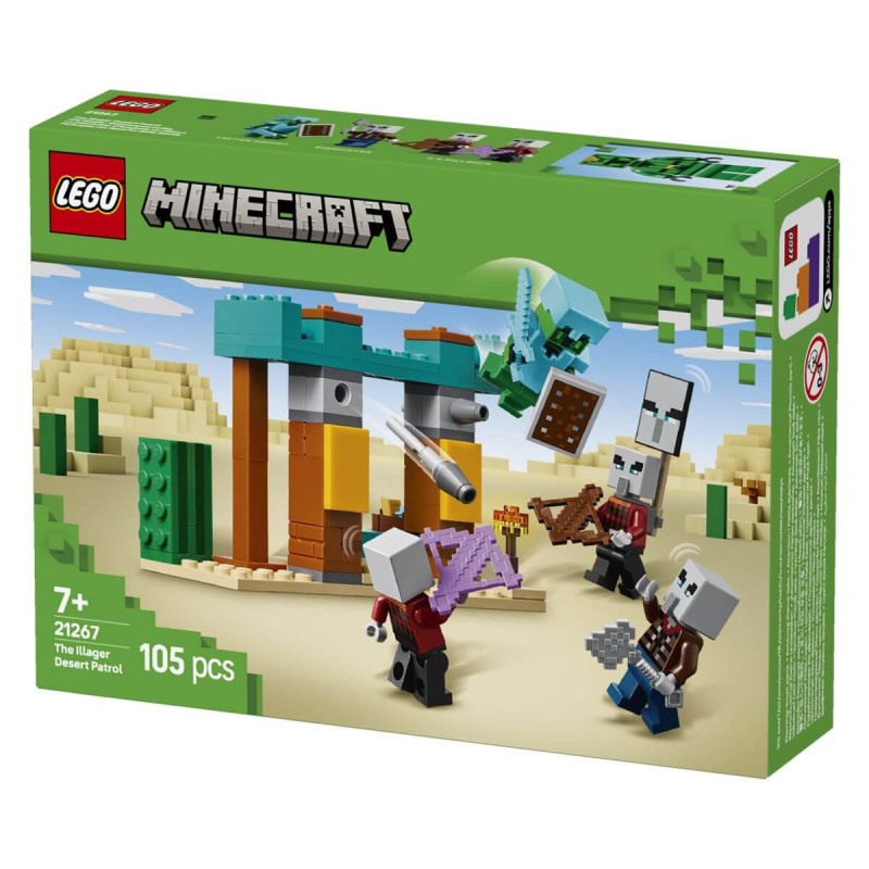 LEGO  Minecraft 21267 Aščanska puščavska patrulja