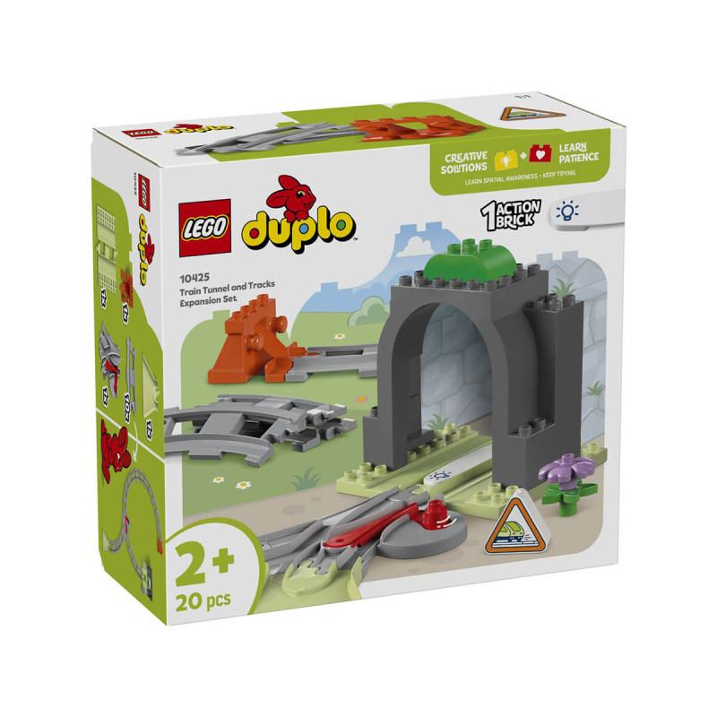 LEGO  Duplo Town 10425 Razširitveni komplet železniški predor in tiri