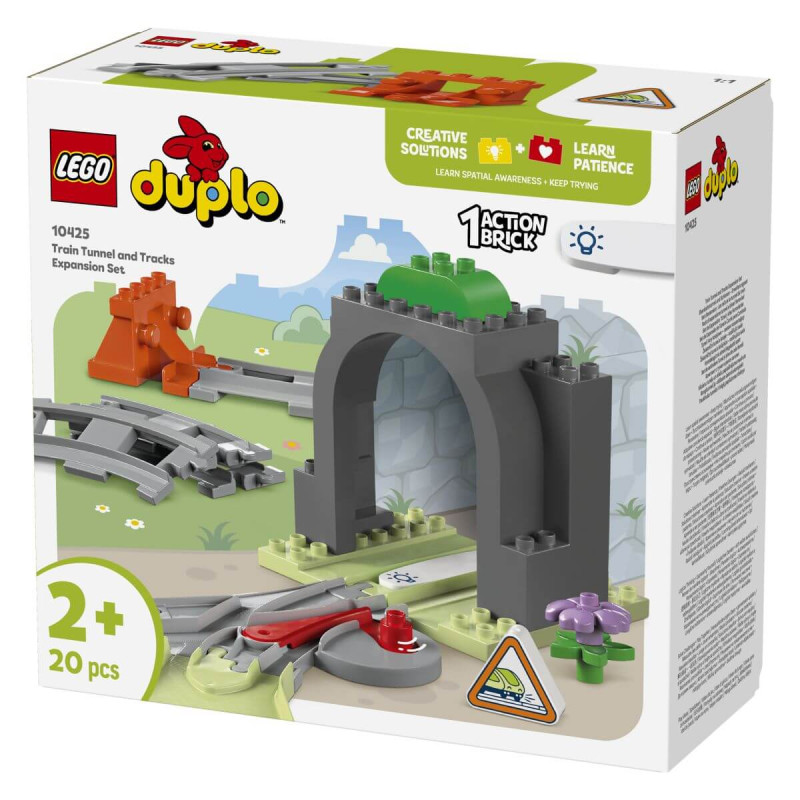 LEGO  Duplo Town 10425 Razširitveni komplet železniški predor in tiri