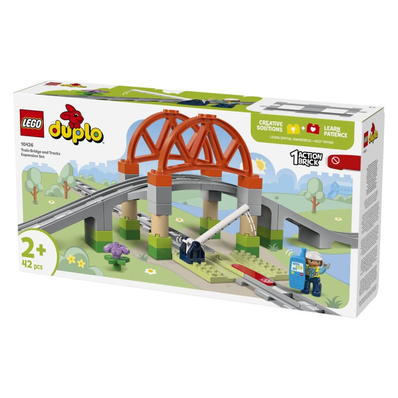 LEGO  Duplo Town 10426 Razširitveni komplet železniški most in tiri