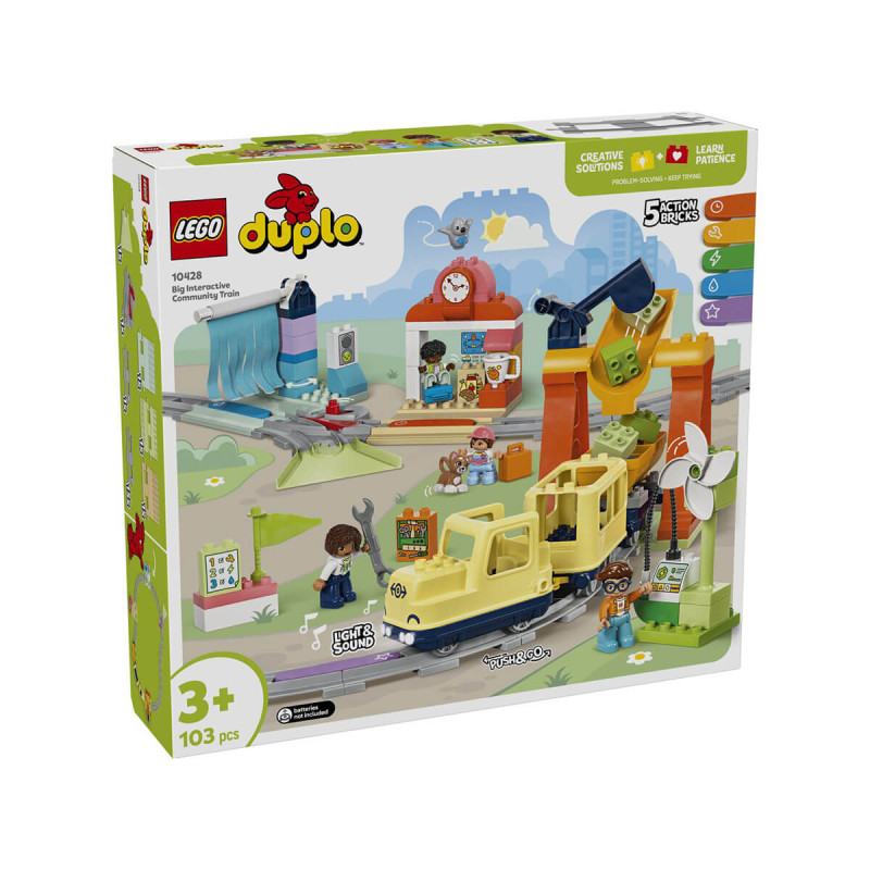 LEGO  Duplo Town 10428 Velik interaktiven skupni vlak
