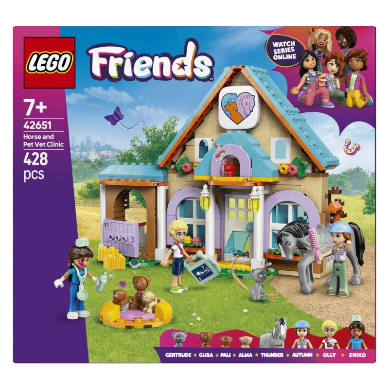 LEGO  Friends 42651 Veterinarska klinika za konje in hišne ljubljenčke