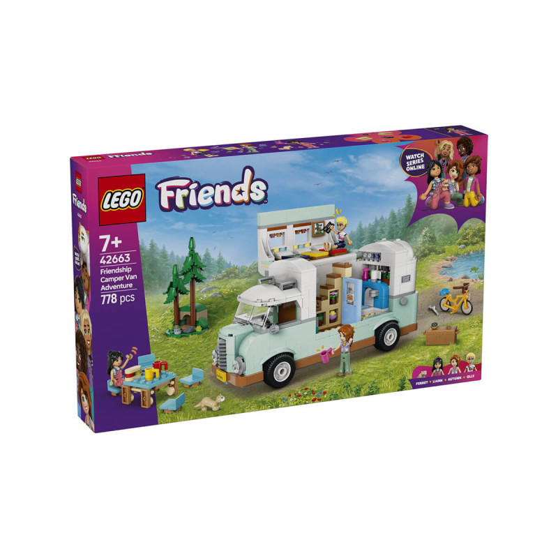 LEGO  Friends 42663 Pustolovščina z avtodomom prijateljstva