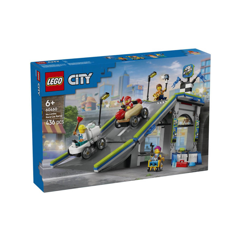 LEGO  City 60460 Brez meja  Klančina za dirkanje z avtomobilčki