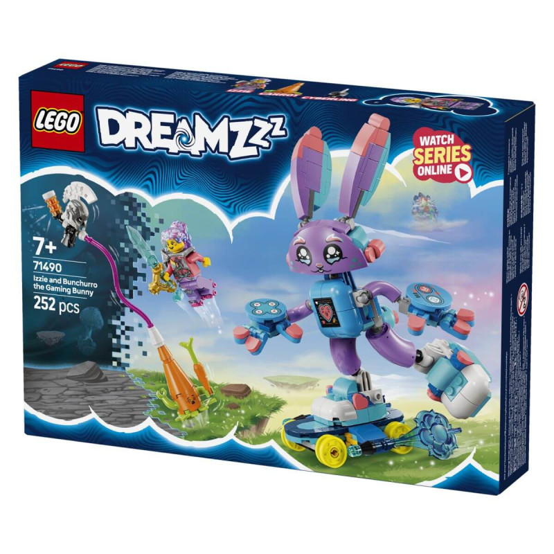 LEGO  DreamZzz 71490 Izzie in igričarski zajček Bunchurro