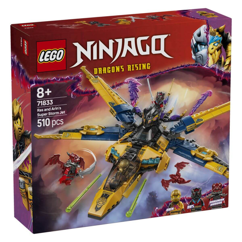 LEGO  Ninjago 71833 Rasov in Arinov super nevihtni reaktivec