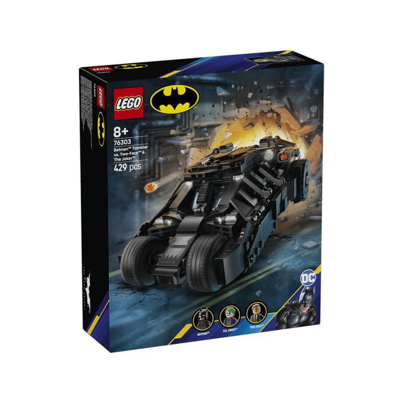 LEGO  Super Heroes 76303 Batmanov  Tumbler proti Two Faceu  in Jokerju