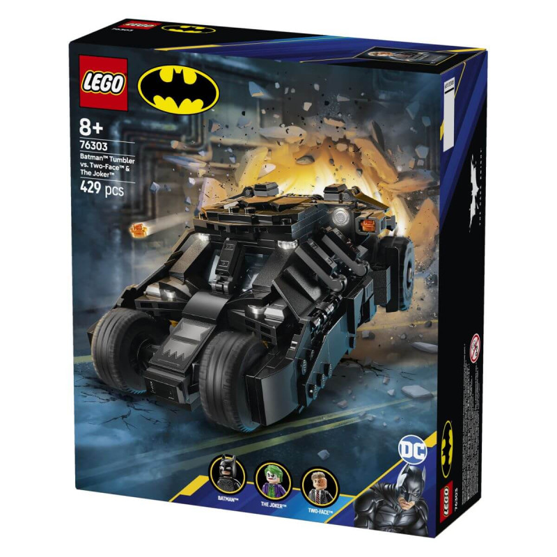 LEGO  Super Heroes 76303 Batmanov  Tumbler proti Two Faceu  in Jokerju