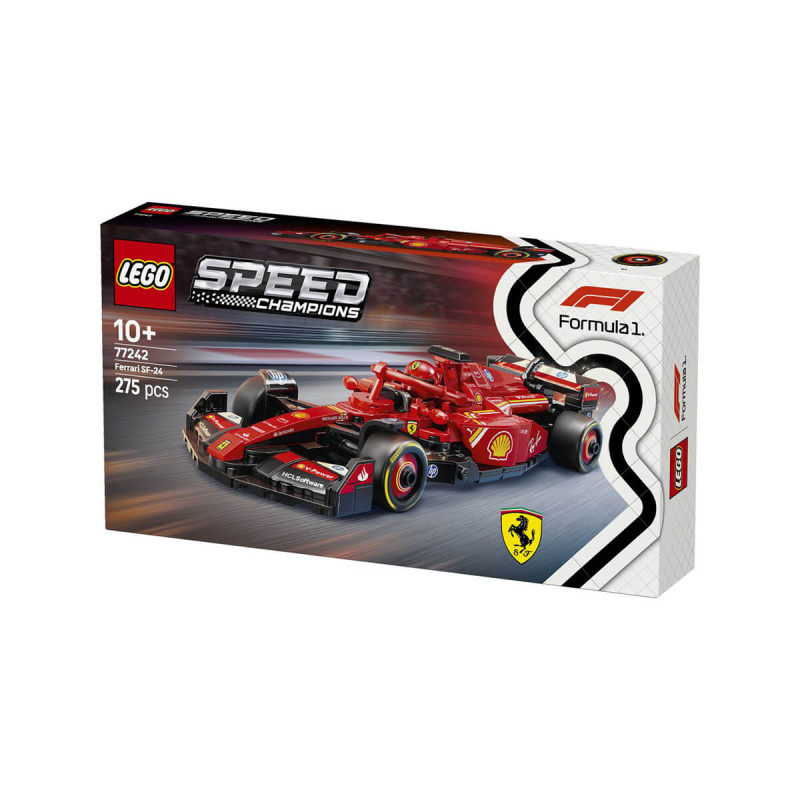 LEGO Speed Champions 77242 Dirkalni avtomobil Ferrari SF-24 F1