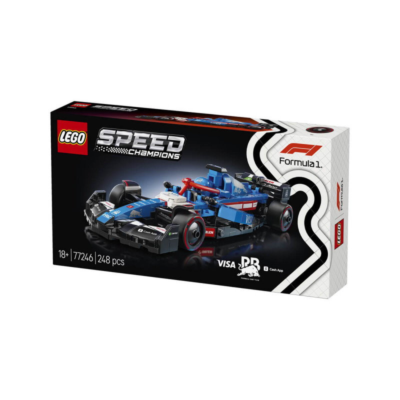 LEGO Speed Champions 77246 Dirkalni avtomobil Visa Cash App RB VCARB 01 F1