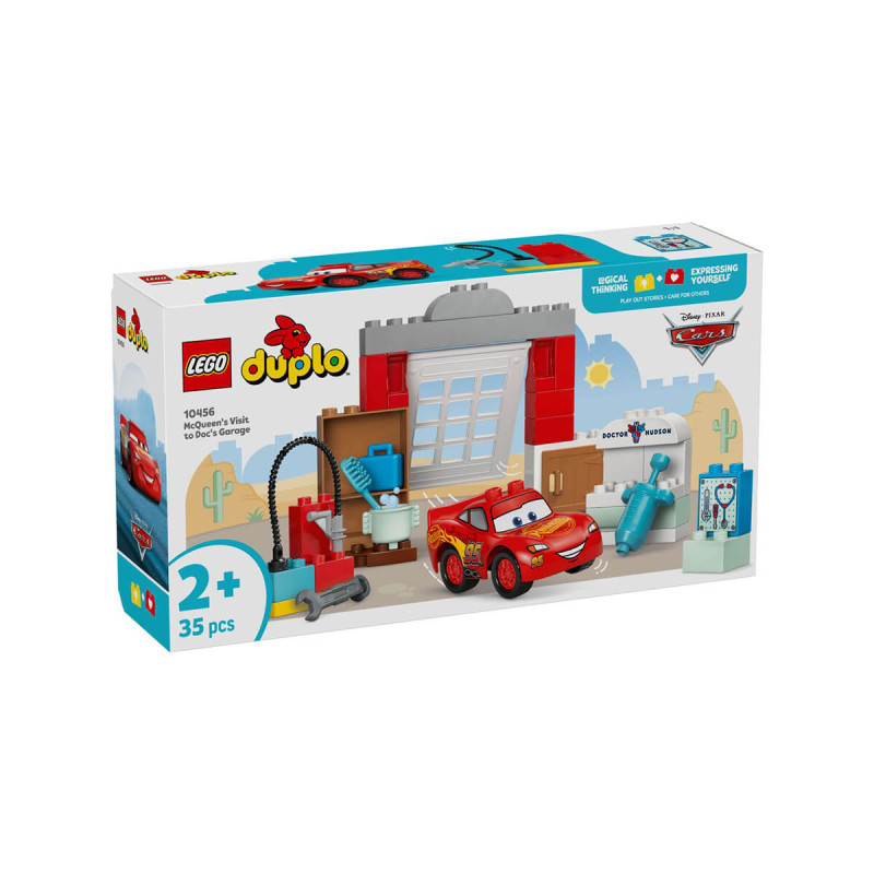 LEGO   Duplo Disney 10456 McQueen s Visit to Doc s Garage