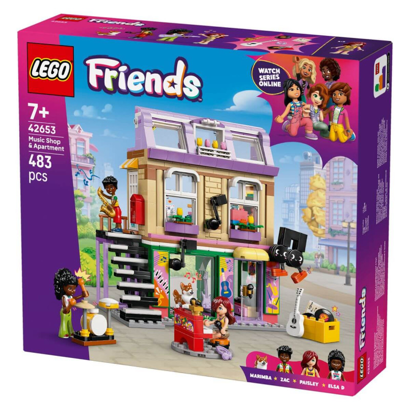 LEGO   Friends 42653 Music Store   Apartment