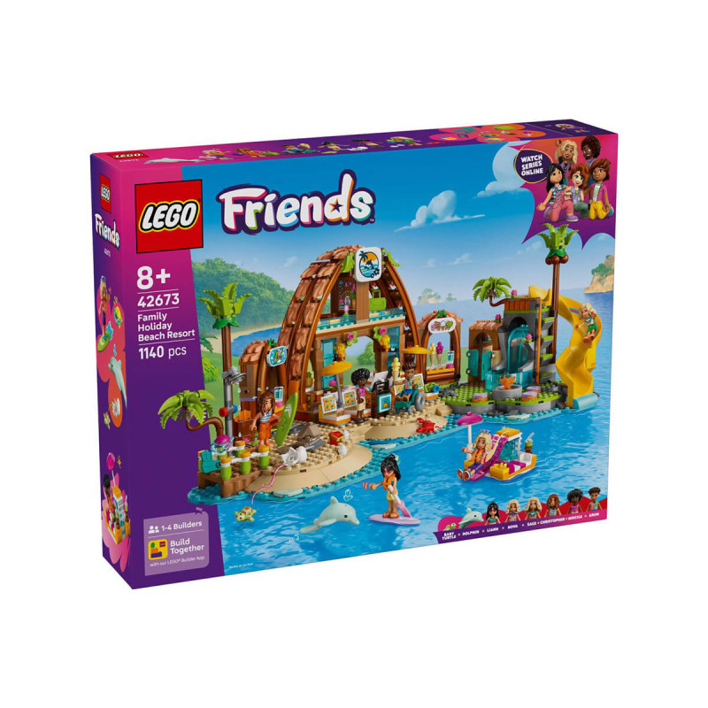 LEGO   Friends 42673 Family Vacation Beach Resort