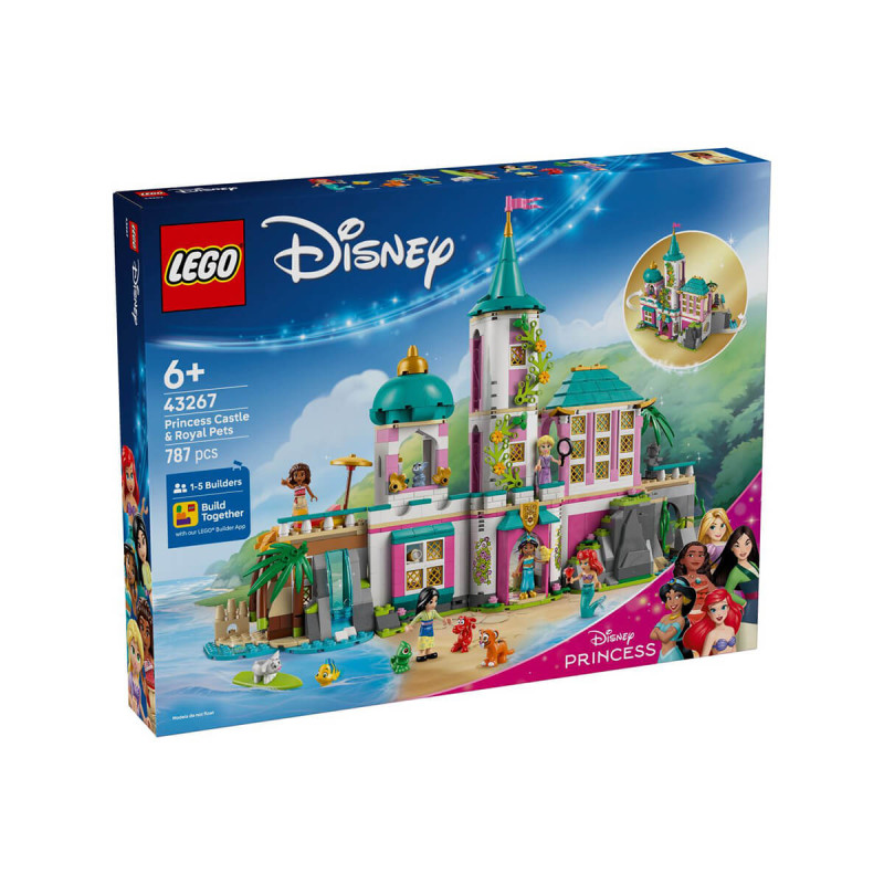 LEGO   Disney Princess 43267 Princesji grad in kraljevske domače živali