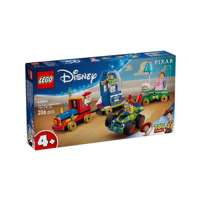 LEGO   Disney Pixar 43264 Praznovanje Sveta igrač - Vlak in avtomobilček