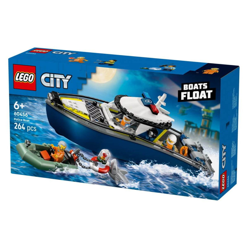 LEGO   City Police 60456 Pregon s policijskim čolnom