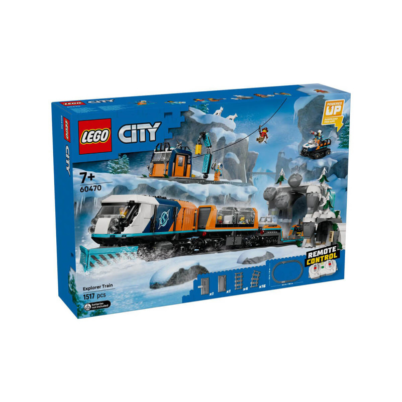 LEGO   City Trains 60470 Raziskovalni arktični polarni ekspresni vlak