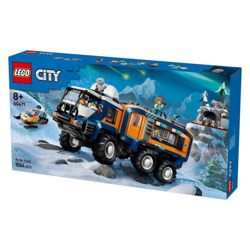 LEGO   City Exploration 60471 Tovornjak z znanstvenim laboratorijem za arktične raziskovalce