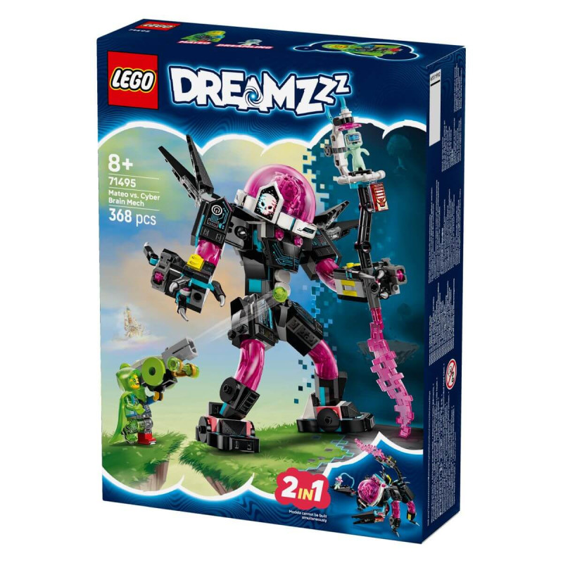 LEGO   DREAMZzz 71495 Mateo proti Možganovemu robotskemu oklepu