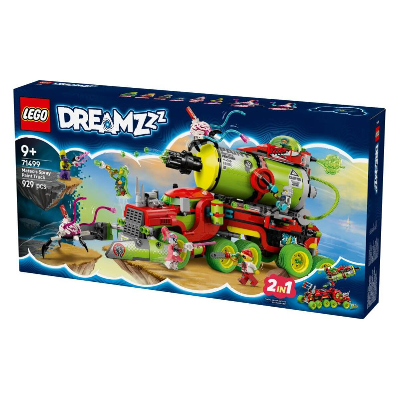 LEGO   DREAMZzz 71499 Mateov tovornjak za pršenje barve