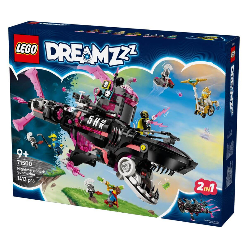 LEGO   DREAMZzz 71500 Nočnom rska podmornica Morski pes