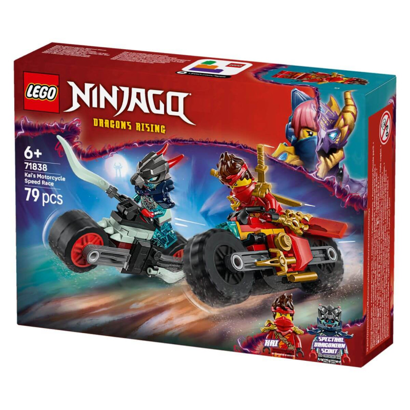 LEGO   Ninjago 71838 Kaijeva dirka z motorjem