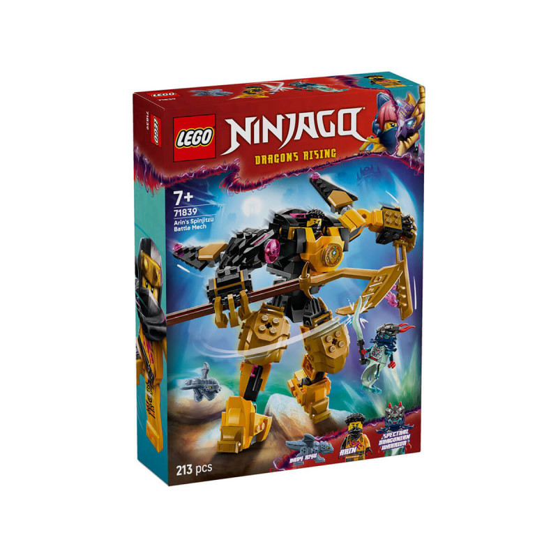 LEGO   Ninjago 71839 Arinov bojni robotski oklep za Spinjitzu