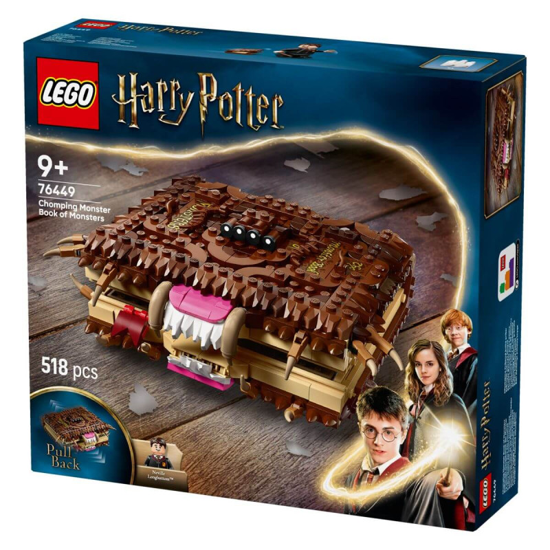 LEGO   Harry Potter 76449 Hlastajoča pošastna knjiga o pošastih