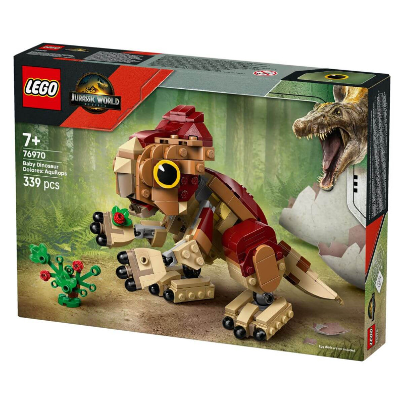 LEGO   Jurassic World 76970 Dinozavrski mladič Dolores  akvilops