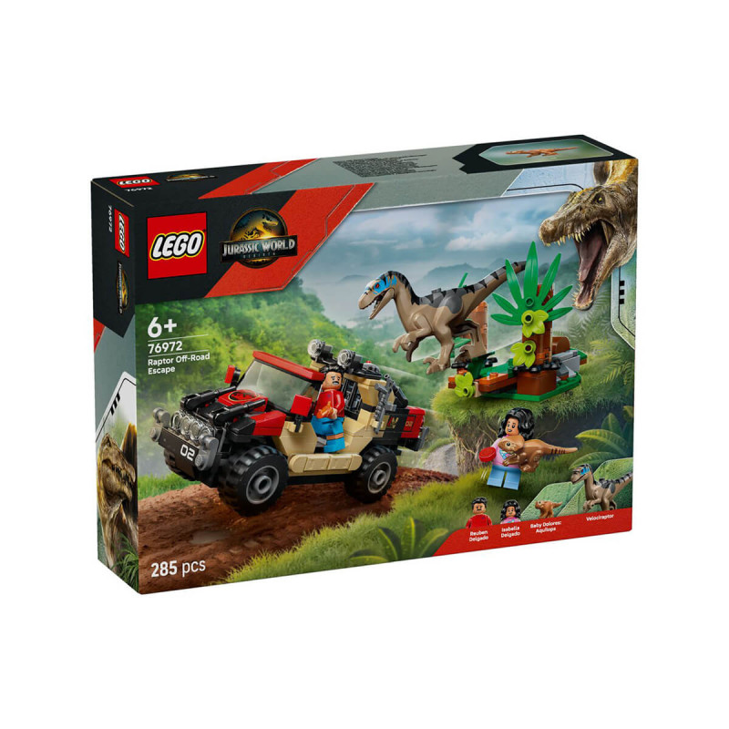 LEGO   Jurassic World 76972 Terenski pobeg pred raptorko