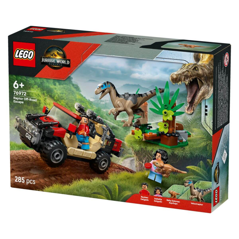 LEGO   Jurassic World 76972 Terenski pobeg pred raptorko