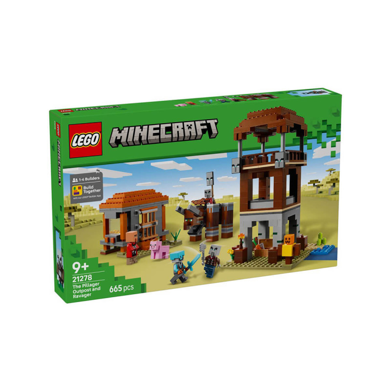 LEGO   Minecraft 21278 Plenilska postojanka in Uničevalec