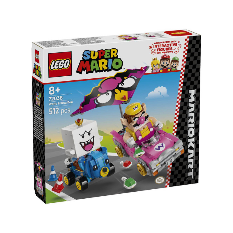 LEGO  Super Mario 72038 Mario Kart    Wario   King Boo