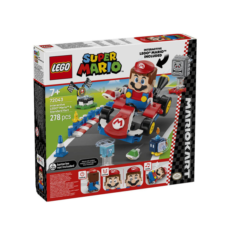 LEGO  Super Mario 72043 Mario Kart    Interaktivni LEGO  Mario    Standard Kart