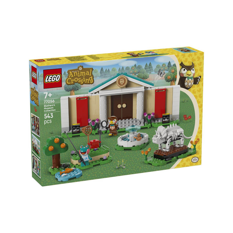 LEGO  Animal Crossing  77056 Sovir Blathers in njegova muzejska zbirka
