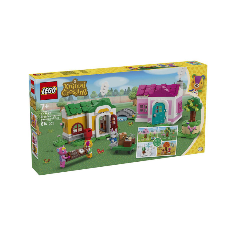 LEGO  Animal Crossing  77057 Ustvarjalne hiše  zabava z letnimi časi