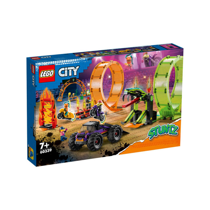 LEGO  City Stunt 60339 Dvojna kaskaderska zanka