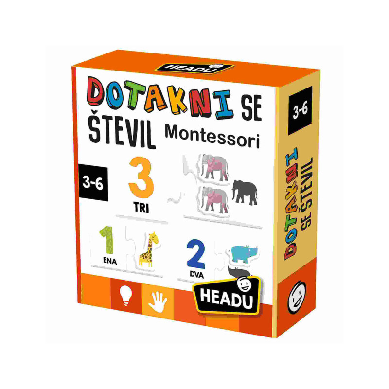 Igra Headu Montessori Dotakni se števil