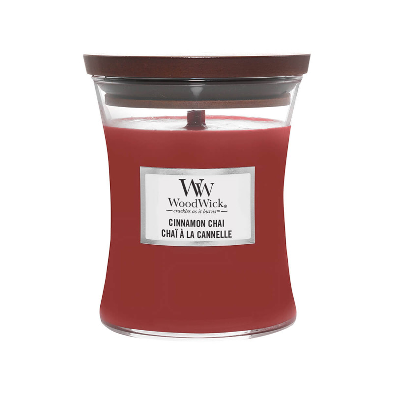 Sveča WoodWick Cinnnamo Chai, mini