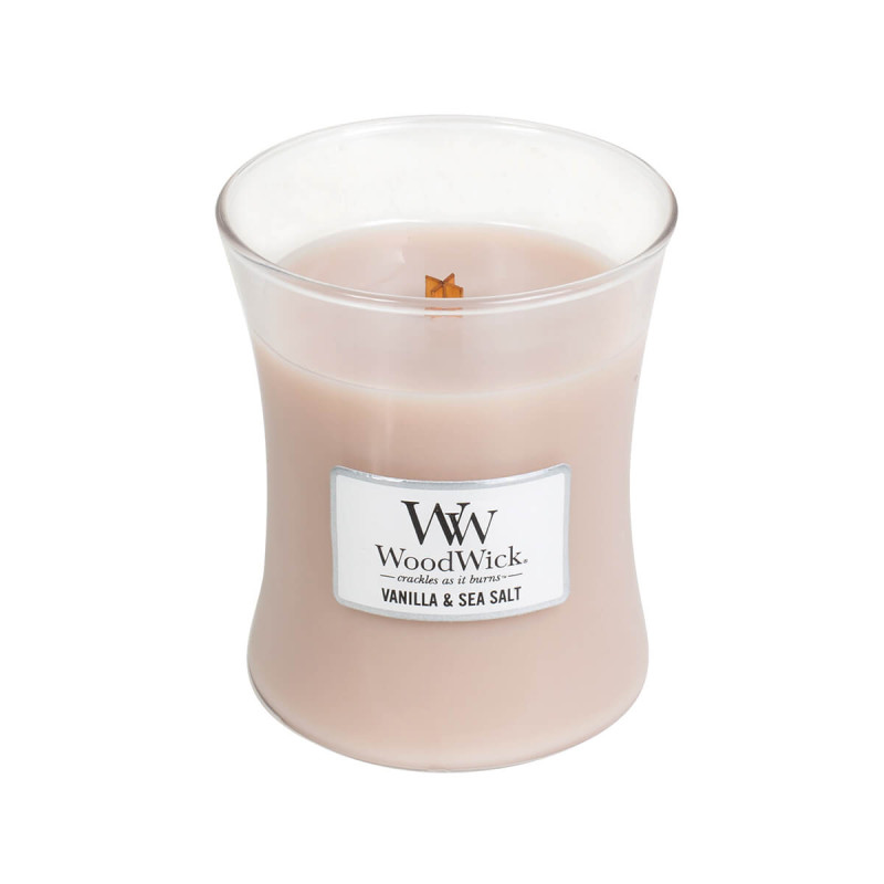 Sveča ww medium vanilla   sea salt 92191